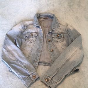 Light-wash jean jacket